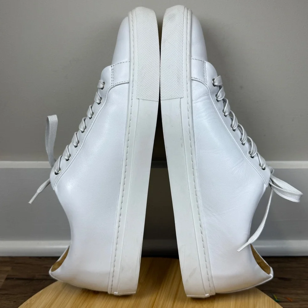 Thursday Boot Co Premier Low Top Sneakers Mens 14 White Leather Great Minimalist - Picture 5 of 9